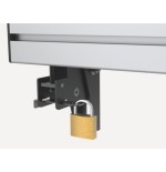 Soporte pantalla profesional de techo equip 3 pantallas  45-50 inclinable max. 50kgs por pantalla
