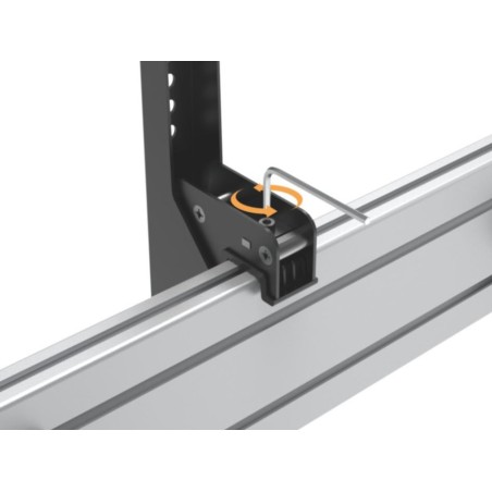 Soporte pantalla profesional de techo equip 3 pantallas  45-50 inclinable max. 50kgs por pantalla