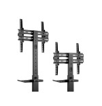 Soporte pantalla de suelo con ruedas equip para pantalla  de 32 - 55  fijo  max. vesa  400x400 hasta 35kg
