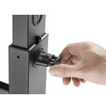 Soporte pantalla de suelo con ruedas equip para pantalla  de 32 - 55  fijo  max. vesa  400x400 hasta 35kg