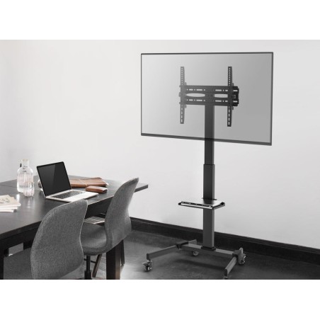 Soporte pantalla de suelo con ruedas equip para pantalla  de 32 - 55  fijo  max. vesa  400x400 hasta 35kg