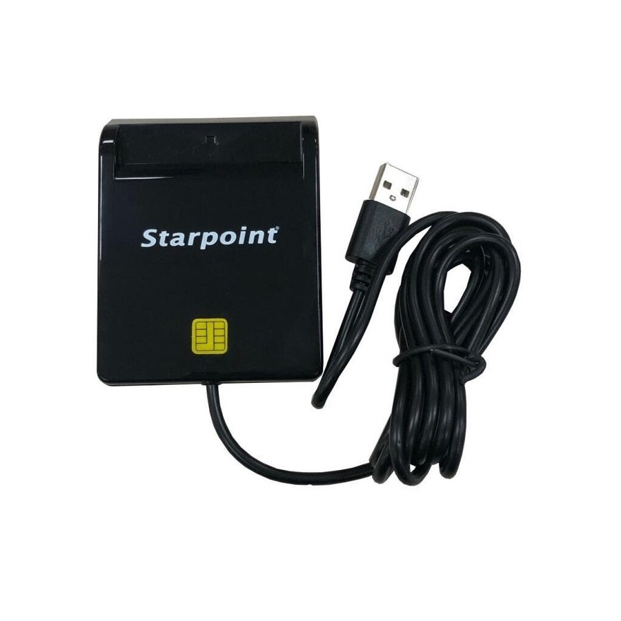 Lector de tarjetas externo cherry chip stp_scrzw-1 usb negro.