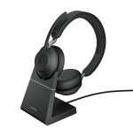 Jabra evolve2 65 usb-a ms stereo headset with charging stand