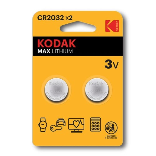 Kodak cr2032 batería de un solo uso litio