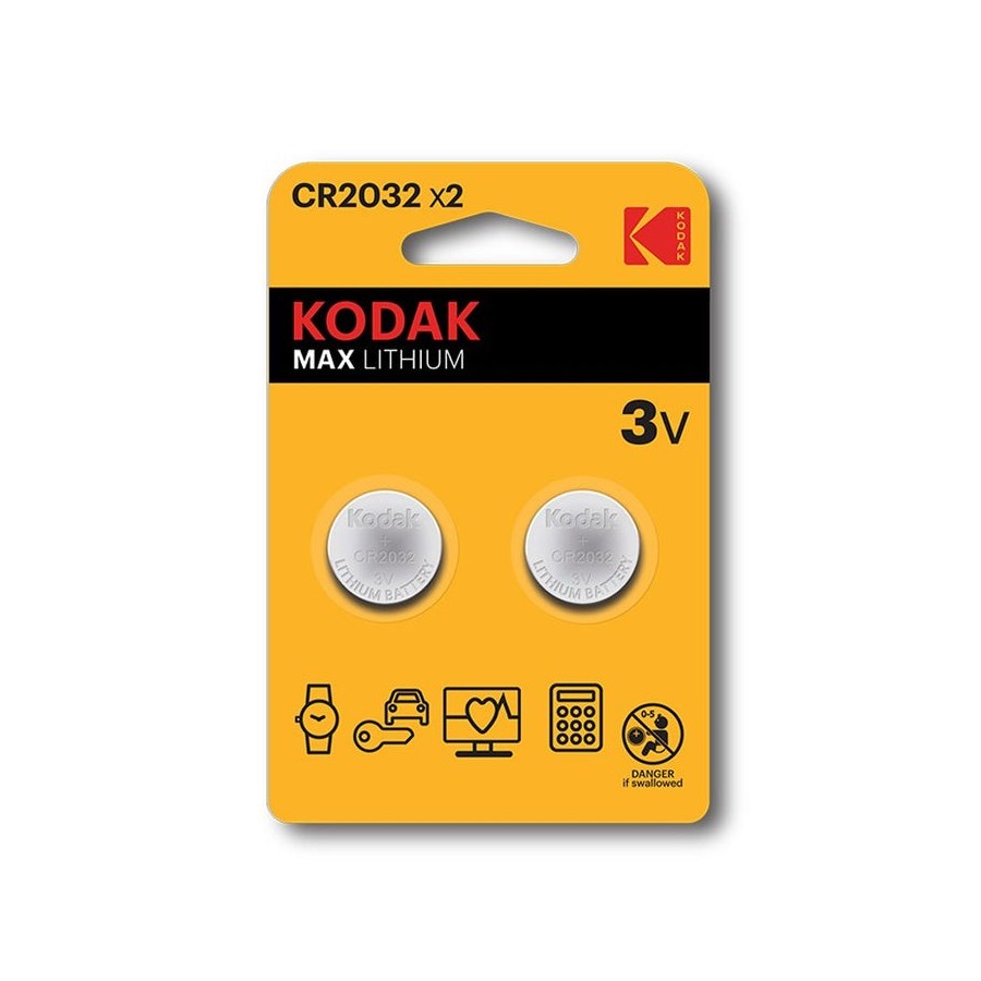 Kodak cr2032 batería de un solo uso litio