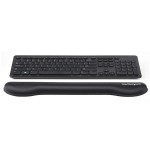 Startech reposamuñecas de gel para teclado - ergonómico - negro
