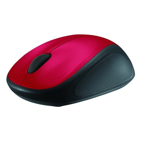 Logitech raton m235 inalambrico rojo 910-002496