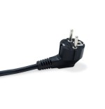 Regleta alimentacion aluminio rack 10 1u 4 tomas tipo shucko euro cable 1.5m
