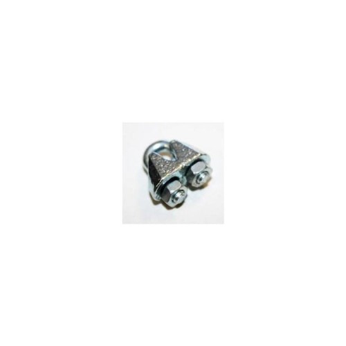 Sujeta cables recto galvanizado din 741 3 mm.
