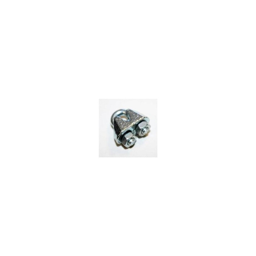 Sujeta cables recto galvanizado din 741 3 mm.