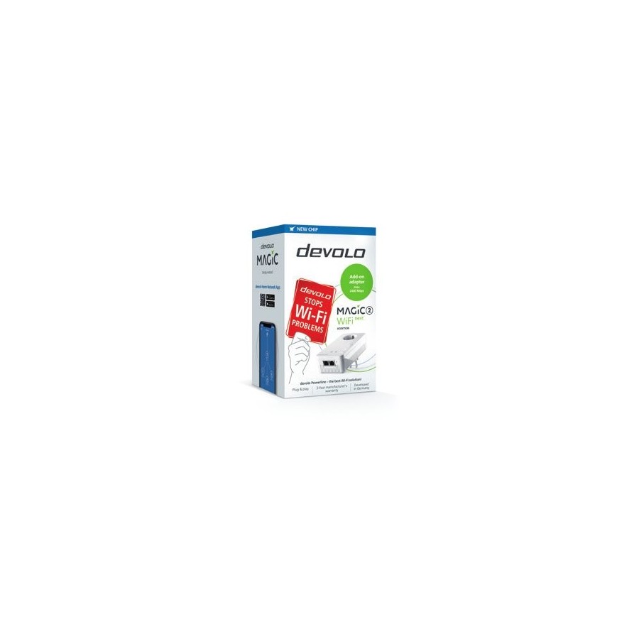 Adaptador plc devolo magic 2 wifi white