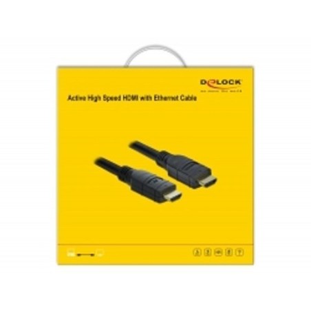 Delock 85285 cable hdmi 15 m hdmi tipo a (estándar) negro