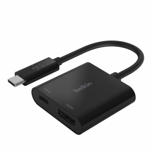Belkin avc002btbk hub de interfaz usb 3.2 gen 1 (3.1 gen 1) ,type-c negro