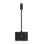 Belkin avc001btbk hub de interfaz usb 3.2 gen 1 (3.1 gen 1) ,type-c negro