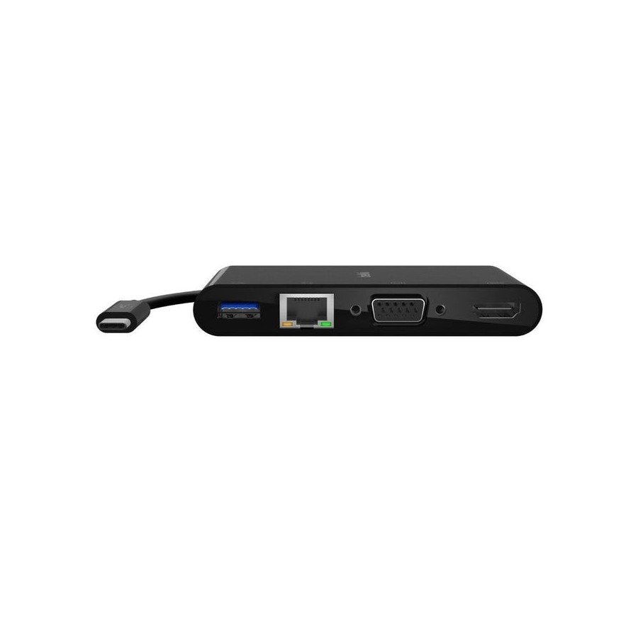 Belkin avc005btbk hub de interfaz usb 3.2 gen 1 (3.1 gen 1) type-c negro