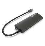 Icy box ib-ac6405-c hub de interfaz usb 3.2 gen 1 (3.1 gen 1) type-c 5000 mbit/s antracita