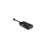 Icy box ib-ac1032 mini displayport dvi-d + vga (d-sub) + hdmi negro