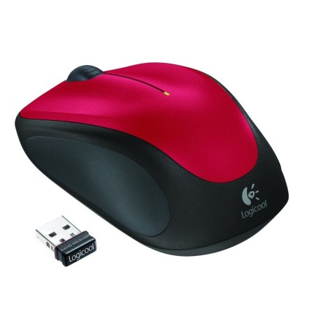 Logitech raton m235 inalambrico rojo 910-002496