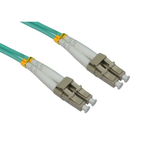 Intellinet 303928 fiber optic patch cable lc-lc duplex 1m 50/125 om3 multimode