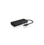 Icy box usb 3.0 hub type-c to 2x type-c and 2x type-a ports