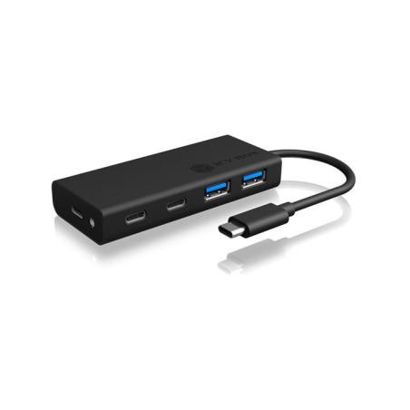 Icy box usb 3.0 hub type-c to 2x type-c and 2x type-a ports