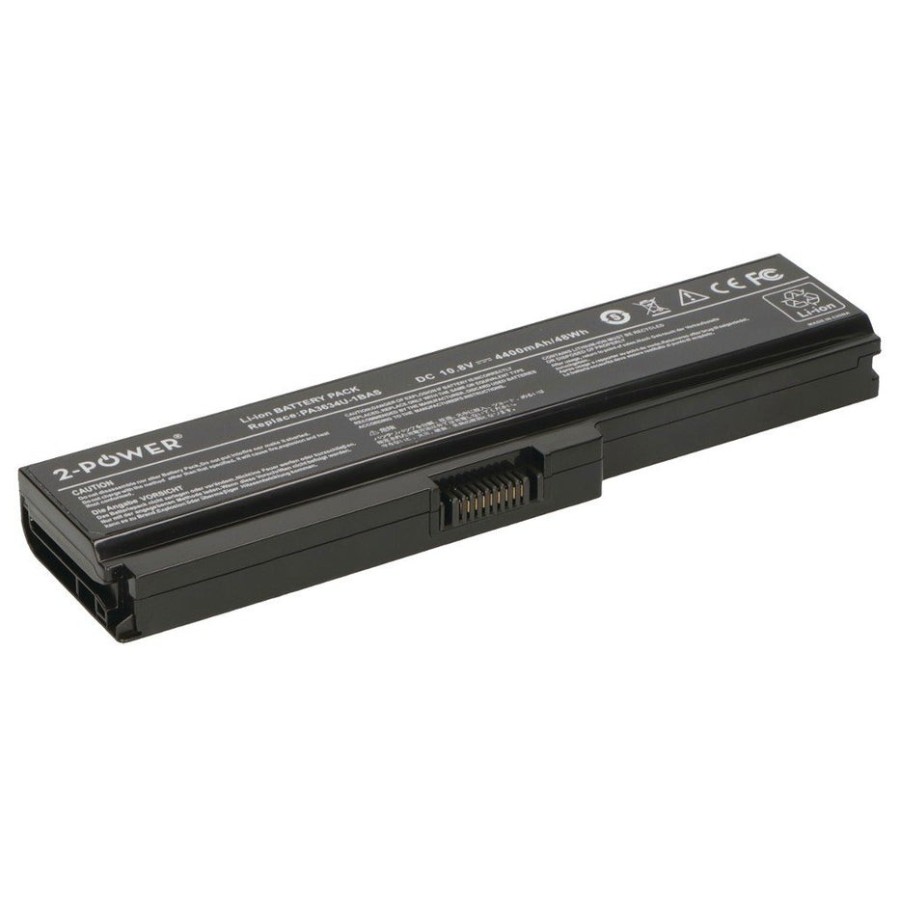 2-power batería 10.8v 4400mah para toshiba satellite u400 cbi3036a