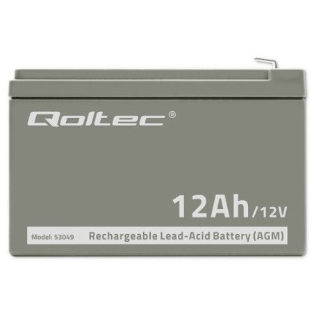 Batería qoltec agm  12v  12ah