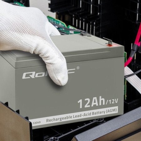 Batería qoltec agm  12v  12ah