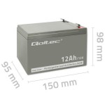 Batería qoltec agm  12v  12ah