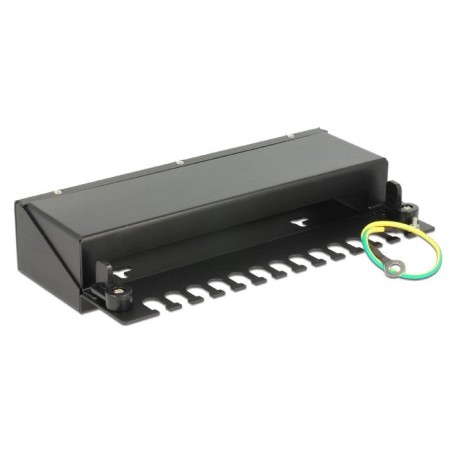 Delock keystone desktop patchpanel 12 port metall