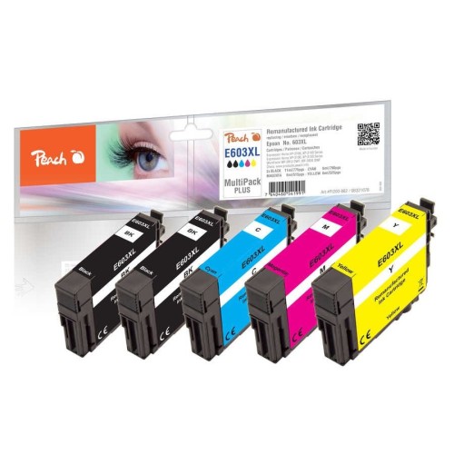 Peach patrone epson no. 603xl, pea, multi-pack-plus, fw