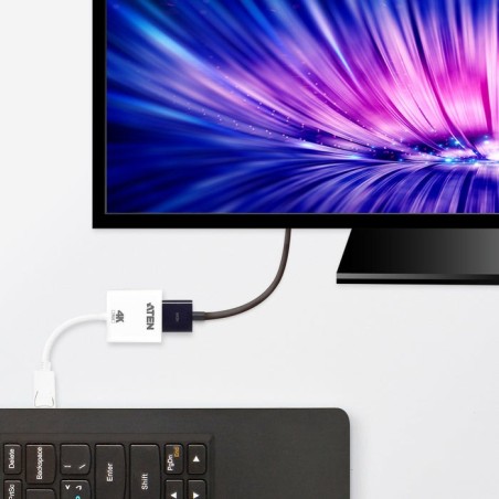 Aten vc986b conversor de vídeo displayport a hdmi 4k real activo