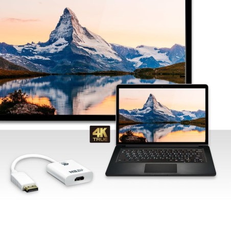 Aten vc986b conversor de vídeo displayport a hdmi 4k real activo