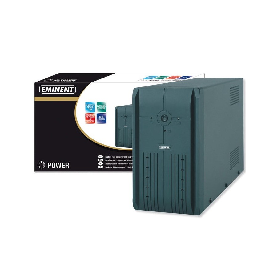 Sai eminent ups 600va/360w/ rs232 + usb