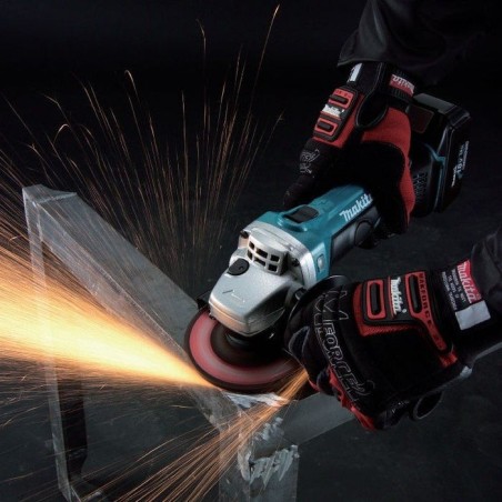 Makita dga519z miniamoladora bl 18v lxt 125 mm x-lock/solo, sin batería y sin cargador, 18 v