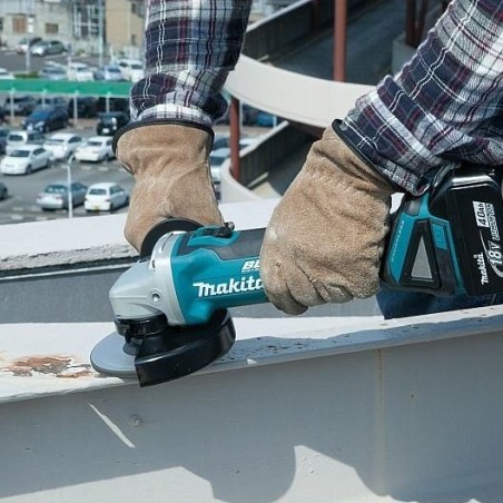 Makita dga519z miniamoladora bl 18v lxt 125 mm x-lock/solo, sin batería y sin cargador, 18 v