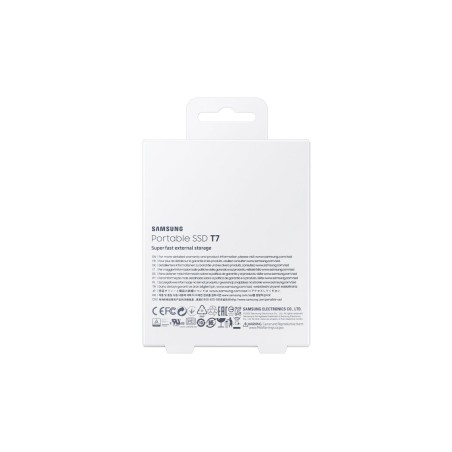 Disco externo ssd samsung portable t7 2tb usb 3.2 gen 2 titan grey