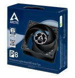 Arctic p8 carcasa del ordenador ventilador 8 cm negro