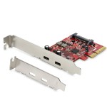 Startech.com tarjeta adaptadora pci express de 2 puertos usb-c 3.1 gen 2 10gbps