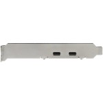 Startech.com tarjeta adaptadora pci express de 2 puertos usb-c 3.1 gen 2 10gbps