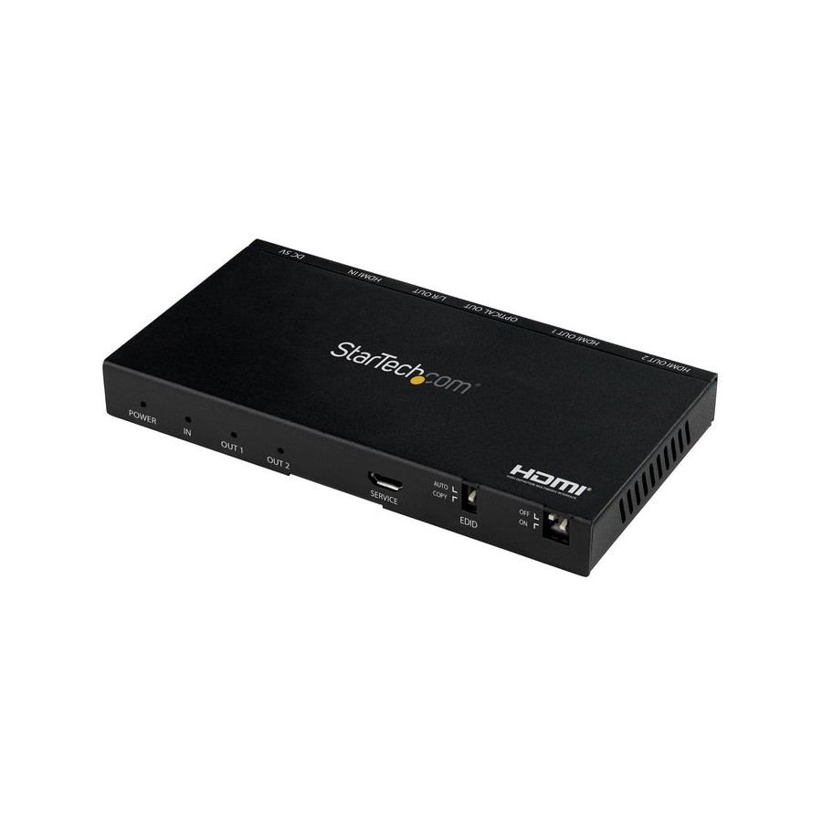 Startech.com divisor hdmi de 2 puertos - 4k 60hz