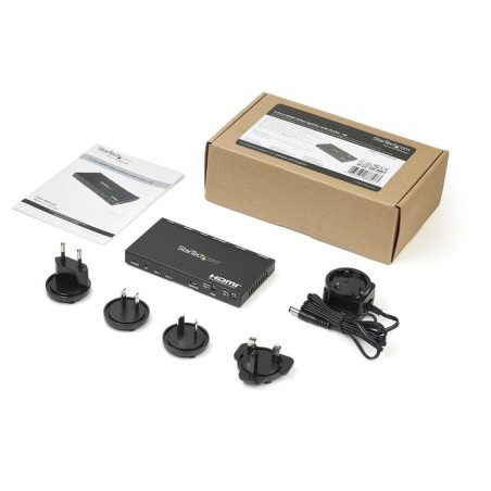 Startech.com divisor hdmi de 2 puertos - 4k 60hz