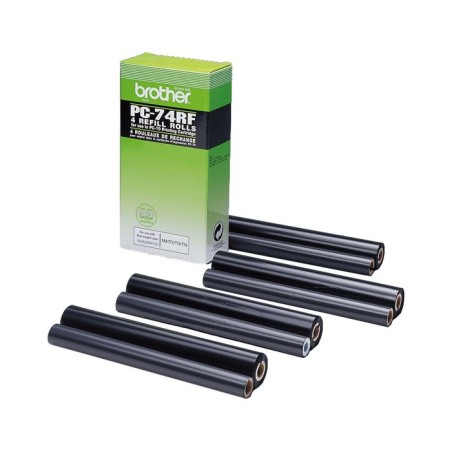 Cinta termica brother pc74rf144 paginas fax t104 t106 / 4 paquetes