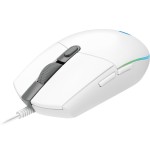 Ratón gaming logitech g102 lightsync hasta 8000 dpi blanco