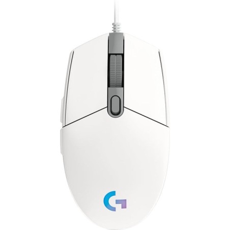 Ratón gaming logitech g102 lightsync hasta 8000 dpi blanco