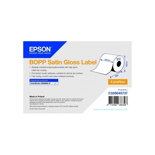 Epson c33s045737 etiqueta de impresora