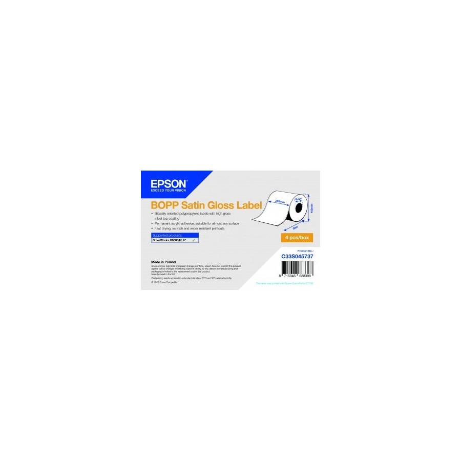 Epson c33s045737 etiqueta de impresora