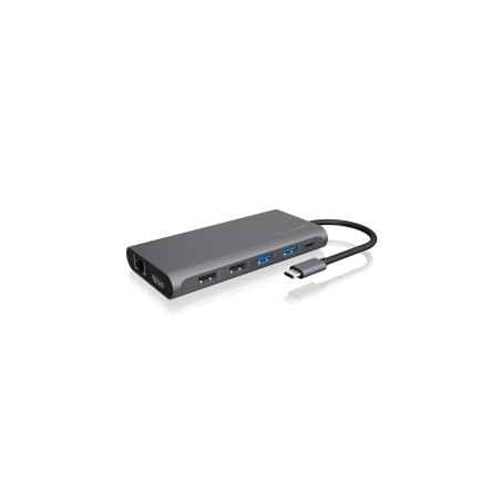 Raidsonic ib-dk4050-cpd hub de interfaz usb 3.2 gen 1 (3.1 gen 1) type-c 5000 mbit/s antracita