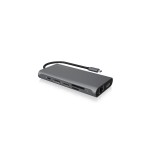 Raidsonic ib-dk4050-cpd hub de interfaz usb 3.2 gen 1 (3.1 gen 1) type-c 5000 mbit/s antracita
