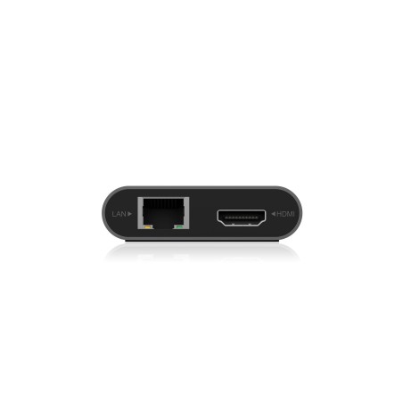 Raidsonic ib-dk4050-cpd hub de interfaz usb 3.2 gen 1 (3.1 gen 1) type-c 5000 mbit/s antracita